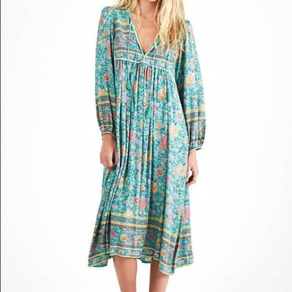 Spell | Authentic Folktown Boho Midi Dress